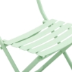 SET TAVOLO E SEDIE DA GIARDINO ED ESTERNO IN METALLO VERDE, SET DA 3 PEZZI PIEGHEVOLE E SALVASPAZIO