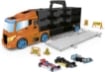 HOT WHEELS TRANSPORTER CAMION VALIGETTA 40 CM CON 3 AUTO E ACCESSORI