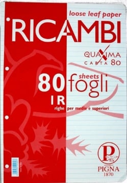 QUABLOCK RICARICA A4 1 RIGO 80GR