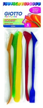 GIOTTO SPATOLE PER PASTA MODELLABILE PATPLUME 6PZ
