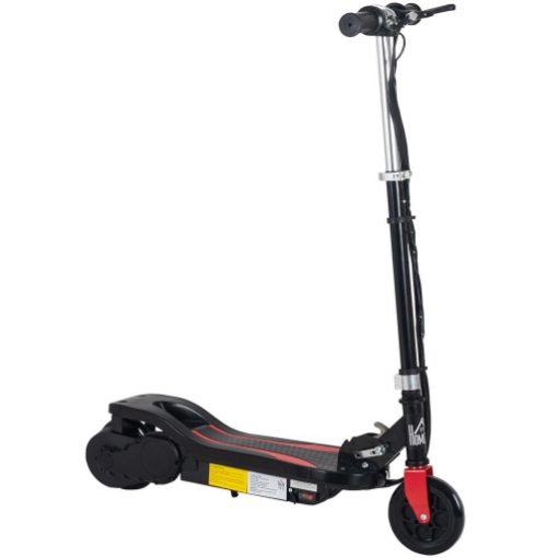 MONOPATTINO ELETTRICO PIEGHEVOLE ALTEZZA REGOLABILE 82-93CM FRENO 12KM/H NERO