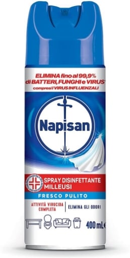 NAPISAN SPRAY DISINFETTANTE MILLE USI FRESCO PULITO DA 400 ML