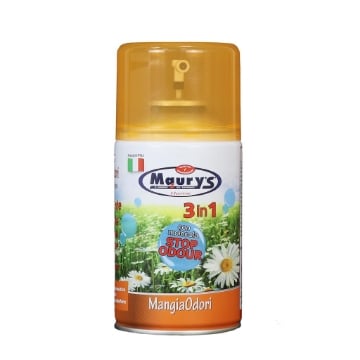 MAURY'S DEODORANTE AMBIENTE MANUALE E RICARICA DIFFUSORE 250ML CATTURA ODORI