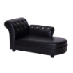 DIVANETTI PER CANI CHAISE LONGUE OTTOMANA PER ANIMALI, NERO, 82.5X45X41.5CM