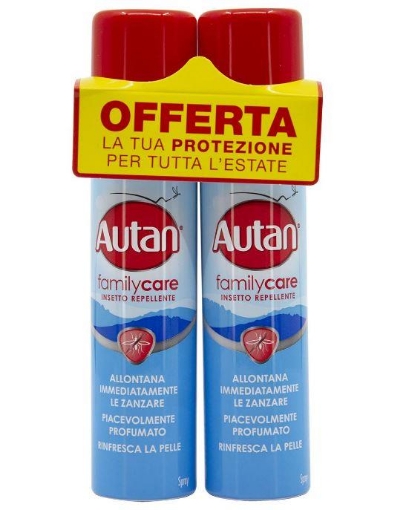 AUTAN FAMILY CARE INSETTO REPELLENTE ANTIZANZARE SPRAY 2 X 100 ML