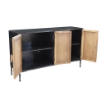 MOBILE DEREK CON 3 ANTE E UN RIPIANO IN LEGNO 147 X 44 X H85 CM