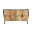 MOBILE DEREK CON 3 ANTE E UN RIPIANO IN LEGNO 147 X 44 X H85 CM