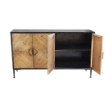 MOBILE DEREK CON 3 ANTE E UN RIPIANO IN LEGNO 147 X 44 X H85 CM