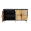 MOBILE DEREK CON 3 ANTE E UN RIPIANO IN LEGNO 147 X 44 X H85 CM