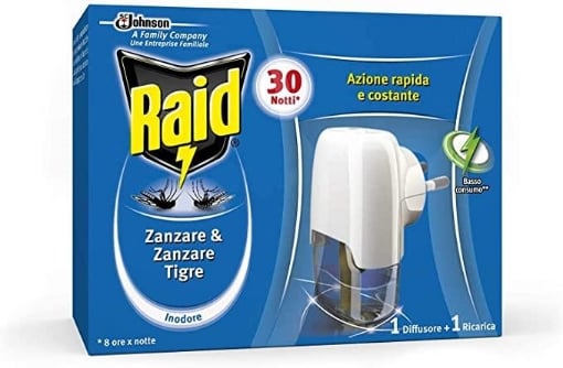 RAID DIFFUSORE PIÙ RICARICA LIQUIDO 30 NOTTI