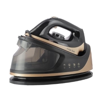HIGH-TECH FERRO DA STIRO CON CALDAIA E PIASTRA IN CERAMICA DA 2250 W 1,100 LT