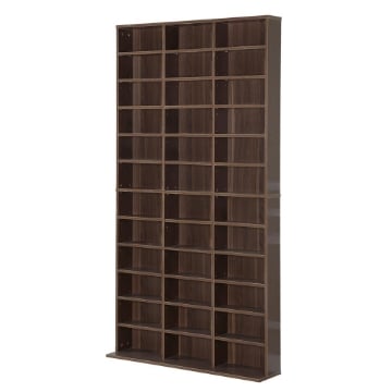 LIBRERIA DA MURO IN LEGNO, MARRONE, 195X102X23.5CM