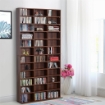 LIBRERIA DA MURO IN LEGNO, MARRONE, 195X102X23.5CM