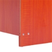 SCARPIERA SALVASPAZIO MOBILE DA INGRESSO PORTA SCARPE DESIGN 12 PAIA CON RIPIANI REGOLABILI IN LEGNO, ROSSO, 60X24X80CM