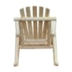 SEDIA A DONDOLO DA GIARDINO STILE ADIRONDACK IN LEGNO 66 X 96 X 98 CM