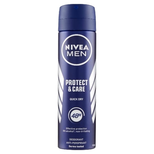 NIVEA DEO SPRAY 150ML FOR MEN PROTECT & CARE