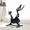 CYCLETTE PER ALLENAMENTO AEROBICO CON DISPLAY LCD, NERO E ROSSO