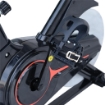 CYCLETTE PER ALLENAMENTO AEROBICO CON DISPLAY LCD, NERO E ROSSO