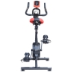 CYCLETTE PER ALLENAMENTO AEROBICO CON DISPLAY LCD, NERO E ROSSO