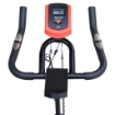 CYCLETTE PER ALLENAMENTO AEROBICO CON DISPLAY LCD, NERO E ROSSO