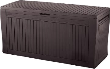 COMFY BAULE CASSAPANCA DA ESTERNO IN RESINA 270 LT 116.7 X 44.7 X H57 CM MARRONE