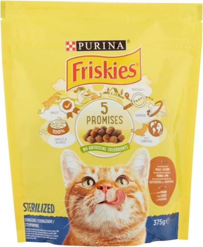 FRISKIES CROCCHETTE PER GATTI STERILIZZATI 375GR TACCHINO-VERDURE OKX