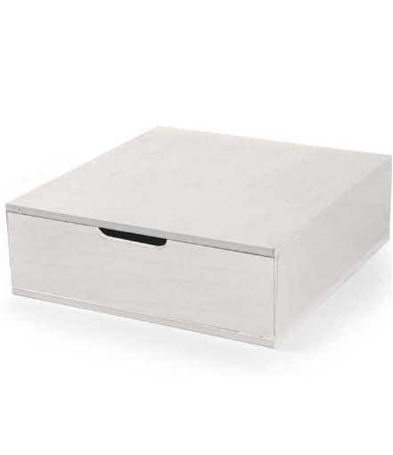 CASSETTO ORGANIZER IN LEGNO CON DIVISORI PORTA OGGETTI 29X32X10 CM BIANCO OKX