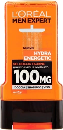 L'OREAL PARIS MEN EXPERT GEL PER DOCCIA DA 300ML HYDRA ENERGY CON TAURINA OKX