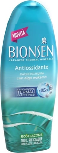 BIONSEN BAGNOSCHIUMA ANTIOSSIDANTE DA 550ML ALGA WAKAME OKX