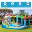 OUTSUNNY CASTELLO GONFIABILE PER BAMBINI CON SCIVOLO, TRAMPOLINO E PISCINA, 390X300X197CM