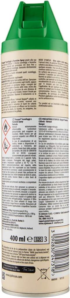 Baygon Insetticida Antizanzare Pack 4 X 30 Pastiglie - Ricariche Per Diffusore Elettrico 2in1 - 2