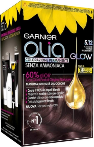 GARNIER OLIA TINTA CAPELLI COLOR N 5.12 CASTANO FREDDO IRIDESCENTE 