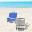 SPIAGGINA STRUTTURA IN METALLO CON TESSUTO TRASPIRANTE E TASCA IN COLORAZIONE ASSORTITA 