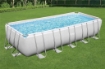 BESTWAY PISCINA FUORI TERRA POWER STEEL RETTANGOLARE 640 X 274 X 132 CM