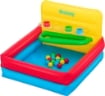 BESTWEY PISCINA CON PALLINE SORT 'N PLAY GIOCO EDUCATIVO 104X94X60 CM C/PALLINE 15 PZ GONFIABILE