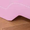 LETTO PER BAMBINI DA 3-6 ANNI CON SPONDE DI SICUREZZA E DOGHE IN LEGNO 143L X 73P X 60A CM ROSA