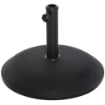 BASE PER OMBRELLONE DA GIARDINO IN CEMENTO PER OMBRELLONI CON PALO DI 35MM, 38MM, 48MM, NERO 50X37CM