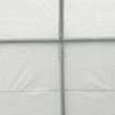  GARAGE PORTATILE 4X4 M CON TETTOIA ANTI UV, PIOGGIA E VENTO PER VEICOLI, MATRIMONI E FESTE - BIANCO