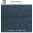 TETTO DI RICAMBIO 3X3M, TELO SOSTITUTIVO PER GAZEBO IN POLIESTERE CON 8 FORI DI VENTILAZIONE, GRIGIO