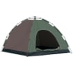 TENDA DA CAMPEGGIO POP-UP PER 4 PERSONE CON BORSA DA TRASPORTO, 210X210X135CM, VERDE