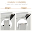 GATTAIOLA CON SISTEMA DI BLOCCO PER VETRO E PORTE, PER ANIMALI FINO A 9KG, 25.2X6.5X34.2ACM