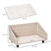 LETTINO PER CANI E GATTI 70.5L X 40P X 37.5A CM  BEIGE