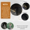 BARBECUE A GAS CON COPERCHIO, 7 BRUCIATORI DA 20KW, FORNELLO LATERALE E 2 RUOTE, 135X50X100CM NERO