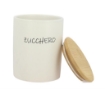 BARATTOLO PER ZUCCHERO TONDO 10X13 CM CON TOP IN LEGNO