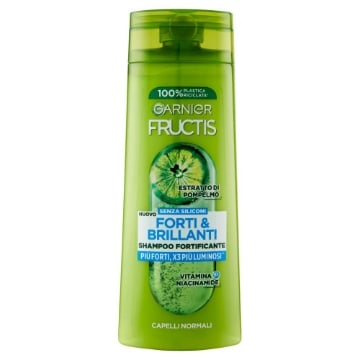 GARNIER FRUCTIS SHAMPOO PIU FORTI X3 PIU LUMINOSI 250 ML  PER CAPELLI NORMALI ESTRATTO DI POMPELMO OKX