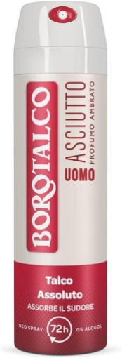 BOROTALCO DEO SPRAY 150 ML NEW UOMO + ASCIUTTO PROFUMO AMBRATO OKX