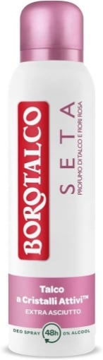 BOROTALCO DEO SPRAY 150 ML NEW SETA PROFMO DI TALCO E FIORI ROSA OKX