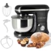 HIGH-TECH IMPASTATRICE PLANETARIA DA 5,2 LT 1200 W CON ACCESSORI COLORE NERO