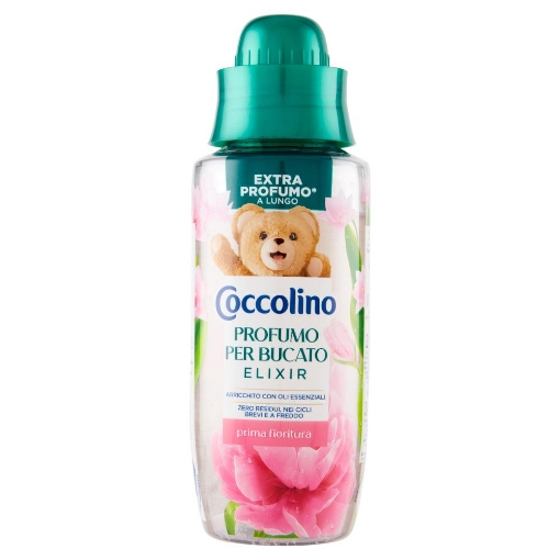 COCCOLINO PROFUMO PER BUCATO AMMORBIDENTE 342 ML ELIXIR CON OLI ESENZIALI PRIMA FIORITURA OKX