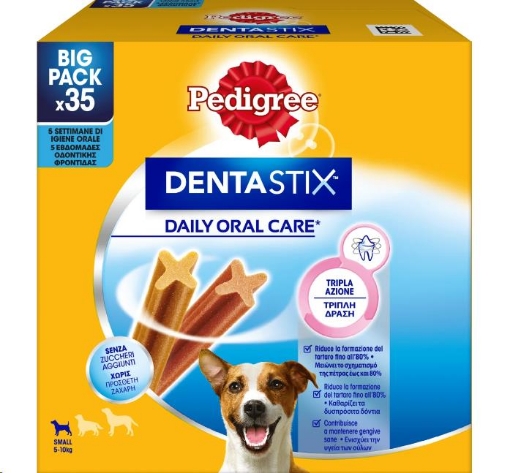 PEDIGREE DENTASTIX PER CANI BIG PACK 35 PZ TRIPLA AZIONE PER CANI SMALL 5-10 KG PULIZIA E GENGIVE SANE 